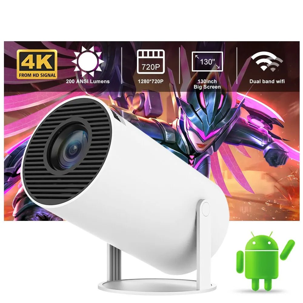HY300 Mini Projector 4K Android 11 WIFI6 BT5.0 – Smartify Store